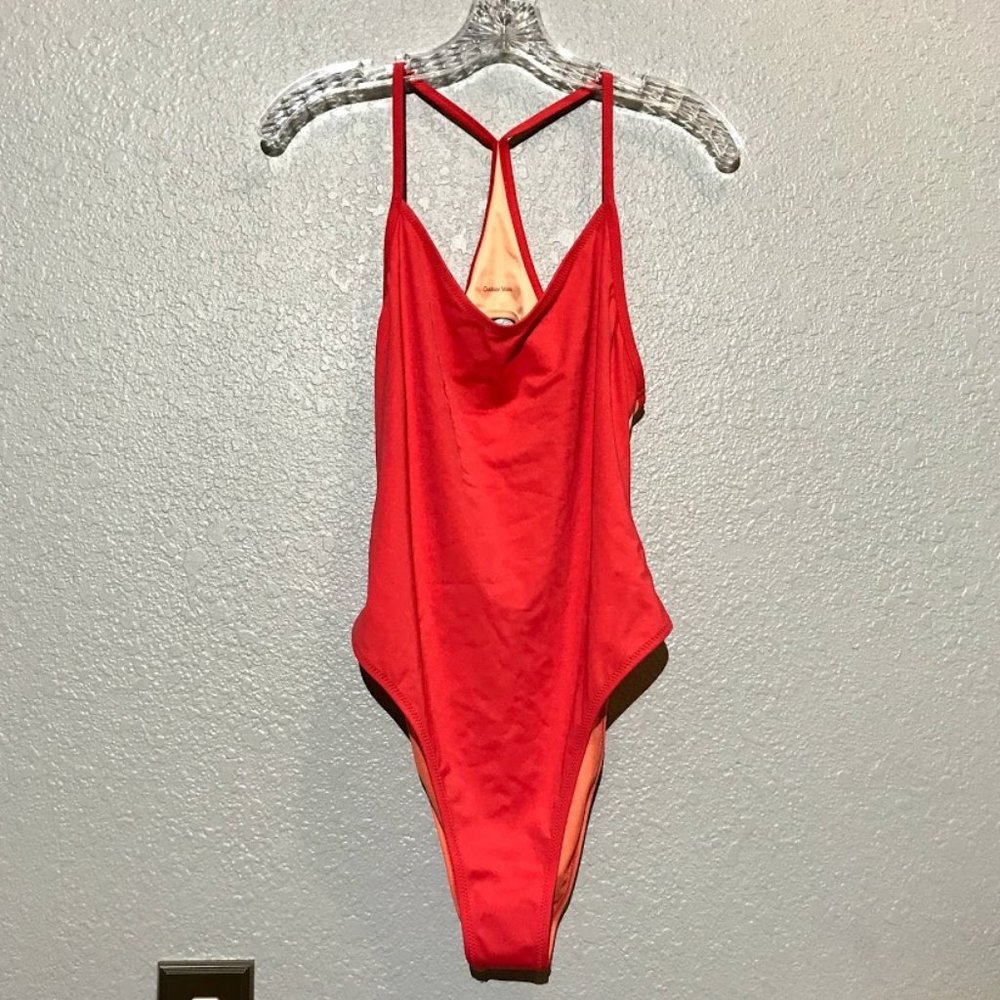 Outdoor Voices Dive Cutout One Piece Swimsuit